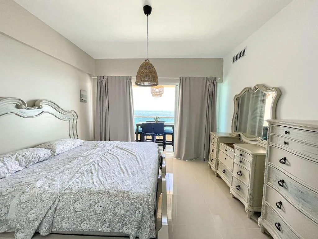 Acogedor Apartamento Con Vista Al Mar 후안돌리오 아파트